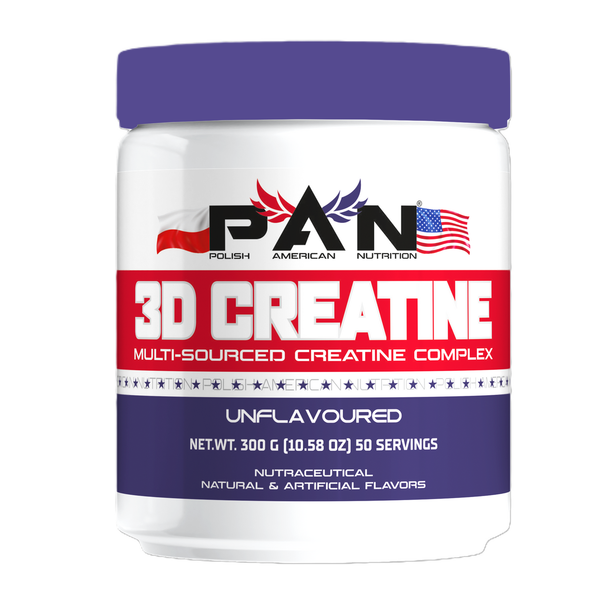 PAN Nutrition 3D Creatine 300g | 50 Servings