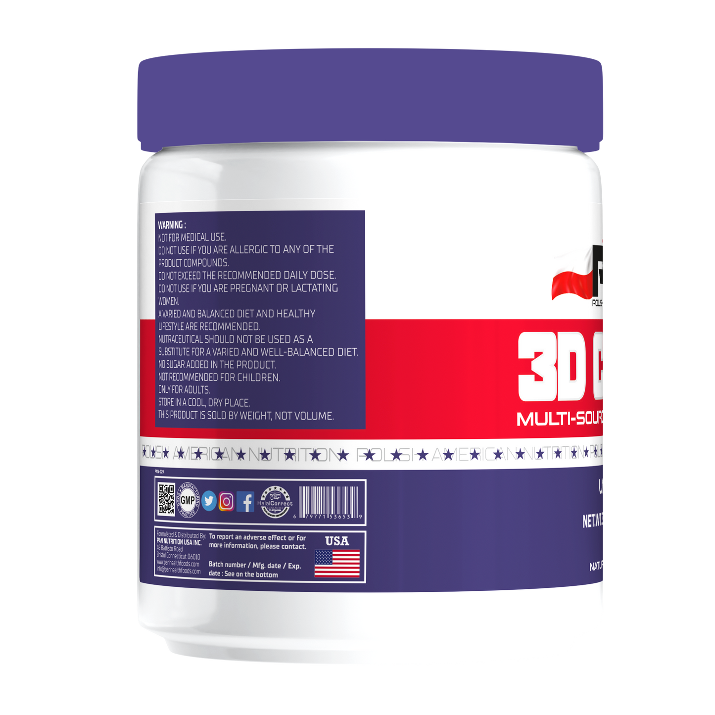 PAN Nutrition 3D Creatine 300g | 50 Servings