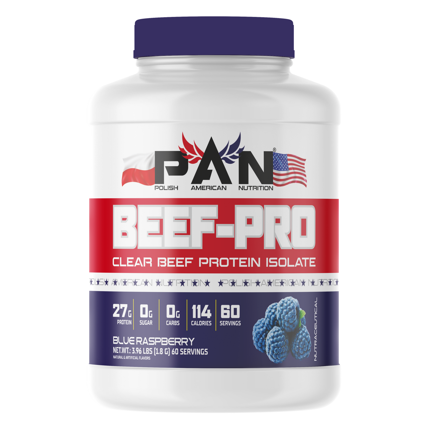 PAN Nutrition Beef Pro 3.96 LBS | 60 Servings