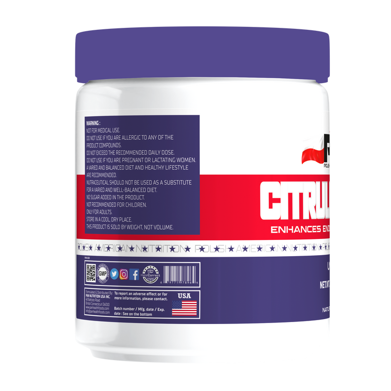 PAN Nutrition Citrulline Malate 250g | 50 Servings