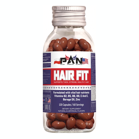 PAN Nutrition Hair Fit 120 Capsules | 60 Servings