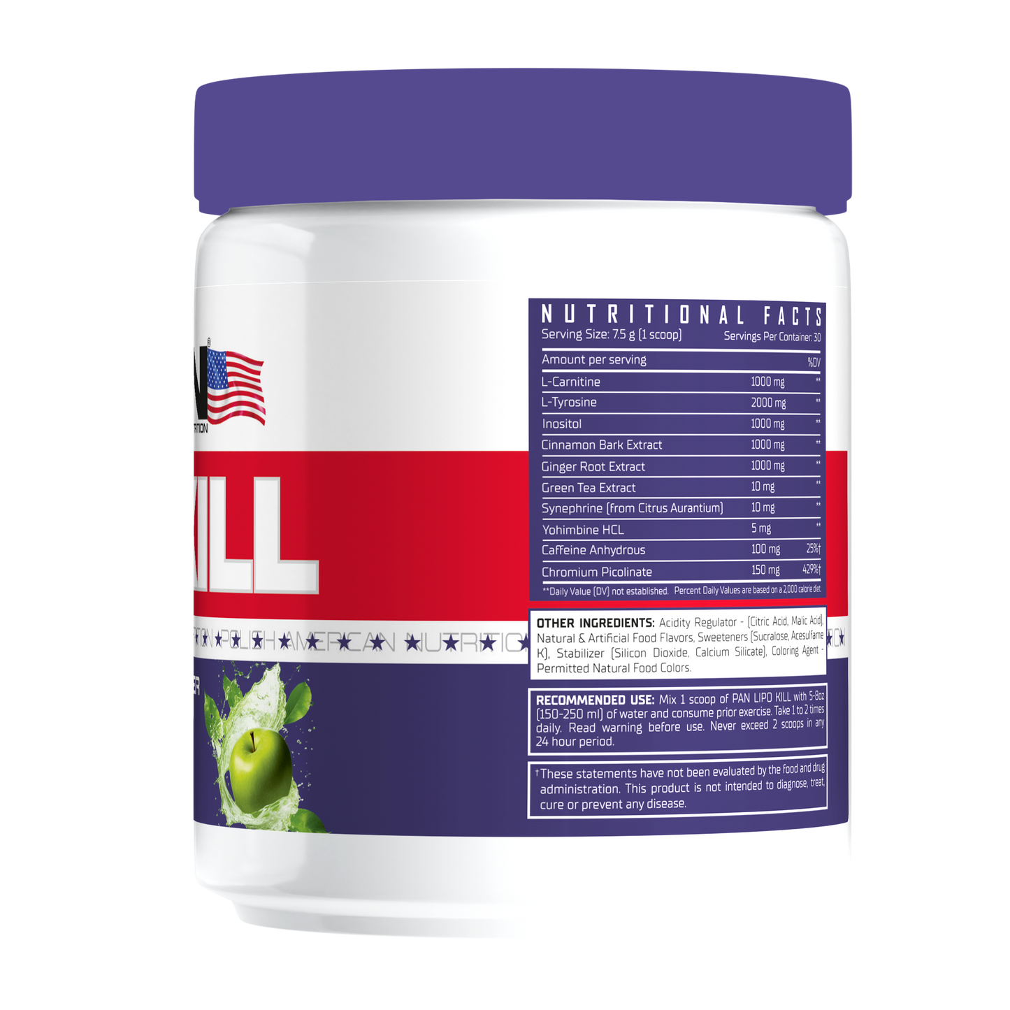 PAN Nutrition Lipo Kill 225g | 30 Servings