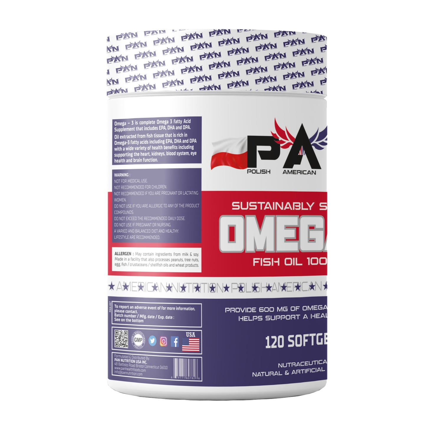 Omega-3 Fish Oil 1000mg