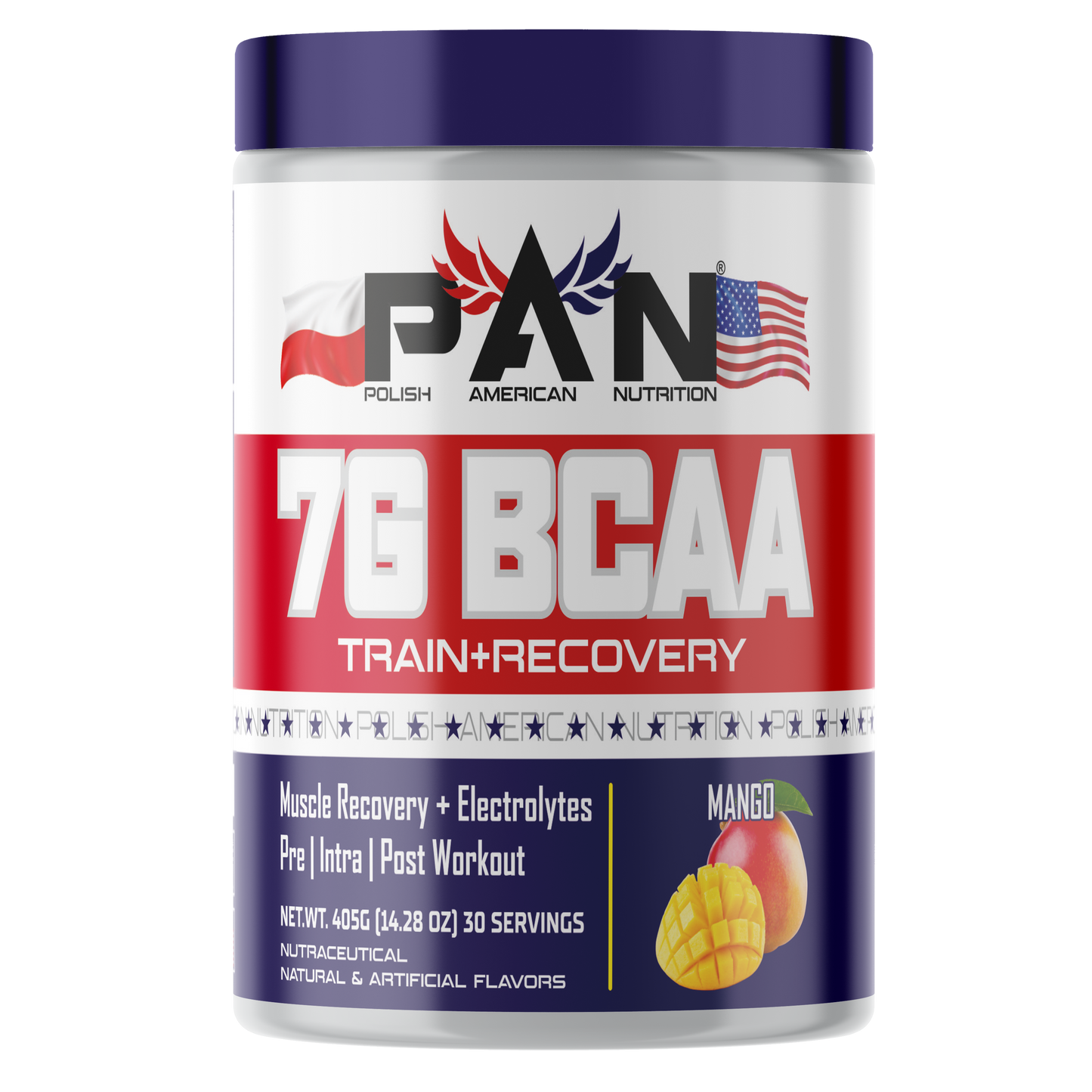 PAN Nutrition 7G BCAA 405g | 30 Servings