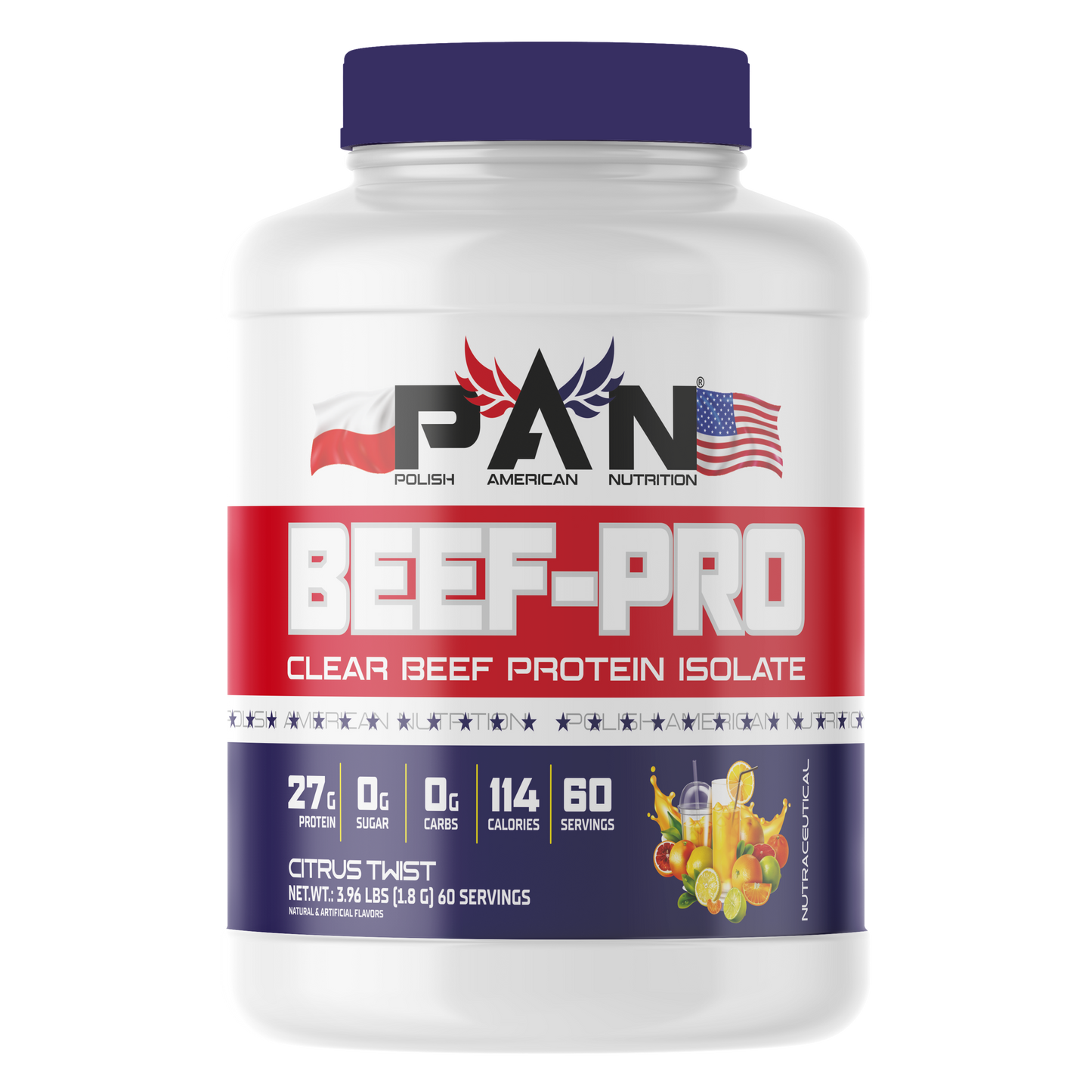 PAN Nutrition Beef Pro 3.96 LBS | 60 Servings