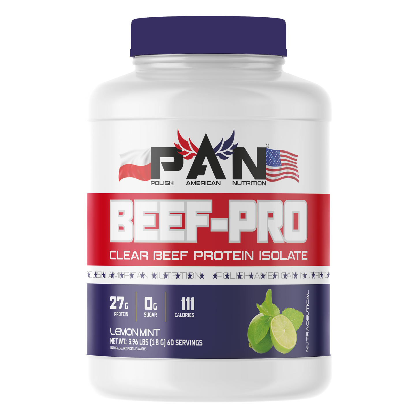 PAN Nutrition Beef Pro 3.96 LBS | 60 Servings