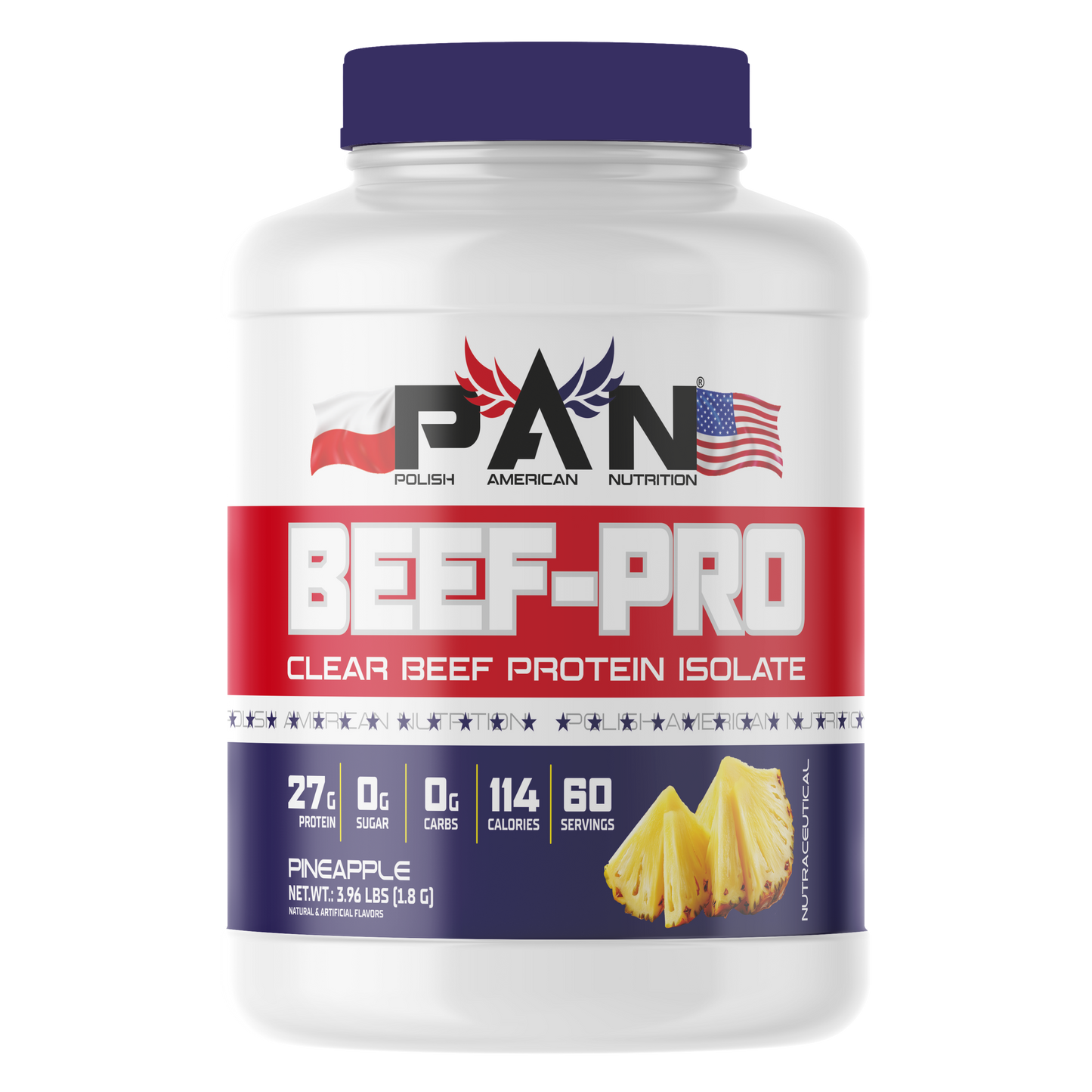PAN Nutrition Beef Pro 3.96 LBS | 60 Servings