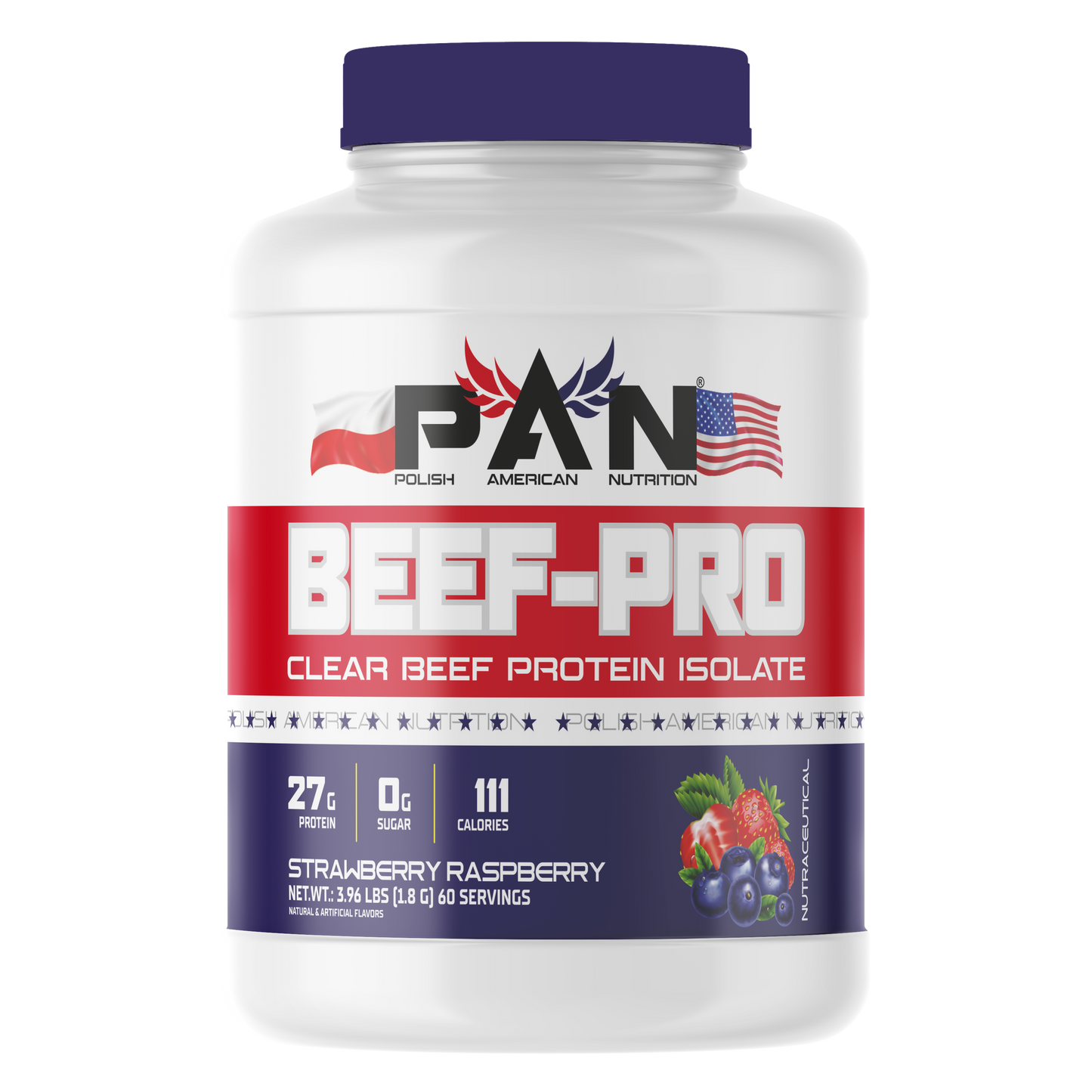 PAN Nutrition Beef Pro 3.96 LBS | 60 Servings