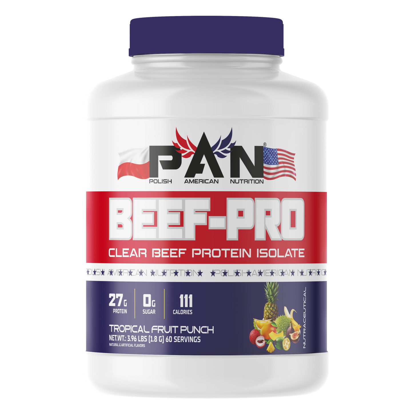 PAN Nutrition Beef Pro 3.96 LBS | 60 Servings