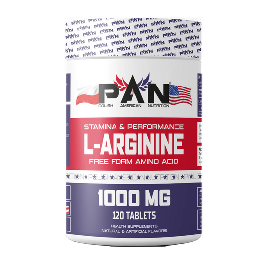 Pan Nutrition L Arginine 1000mg | 120 Tablets