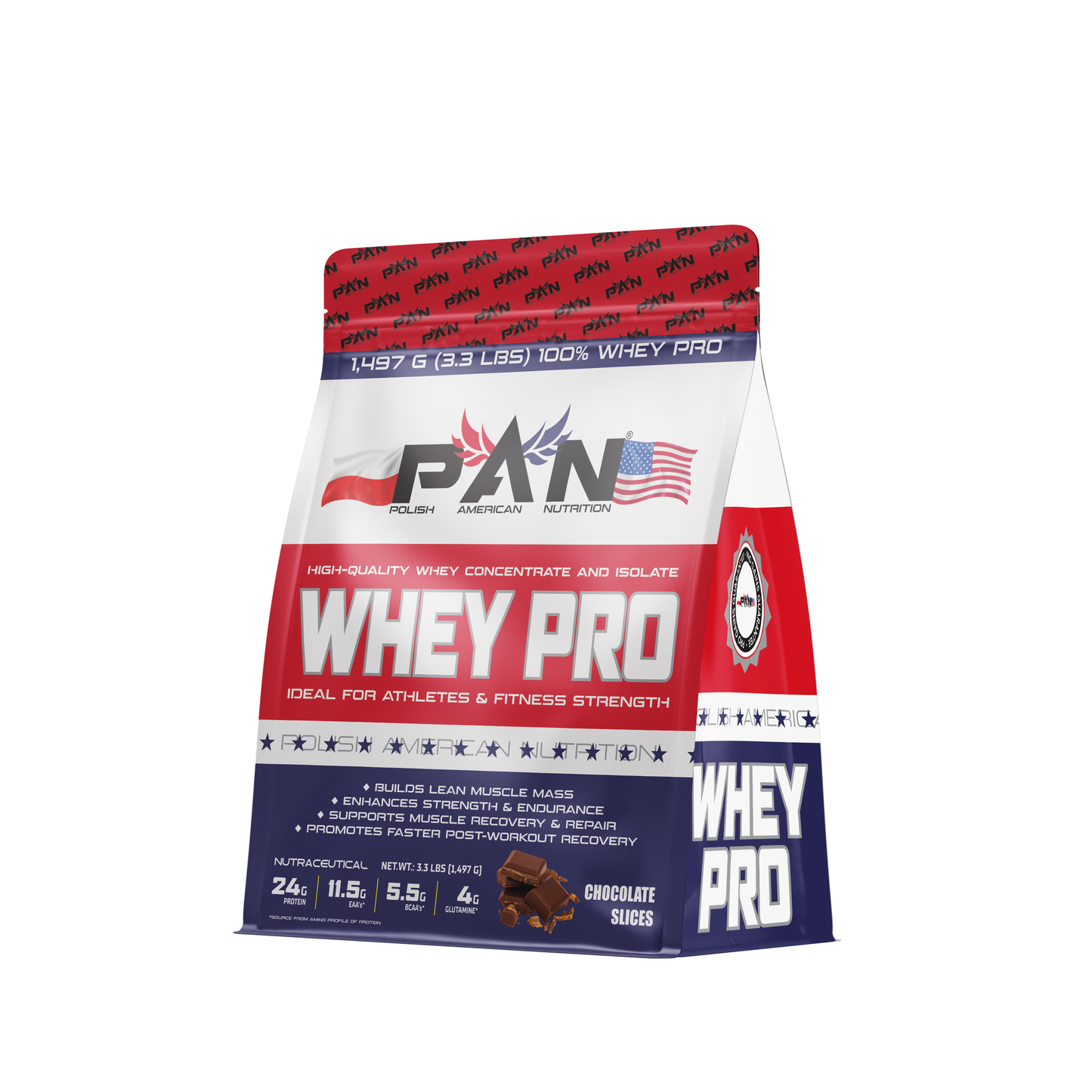 Pan Nutrition Whey Pro Bag 3.3 LBS